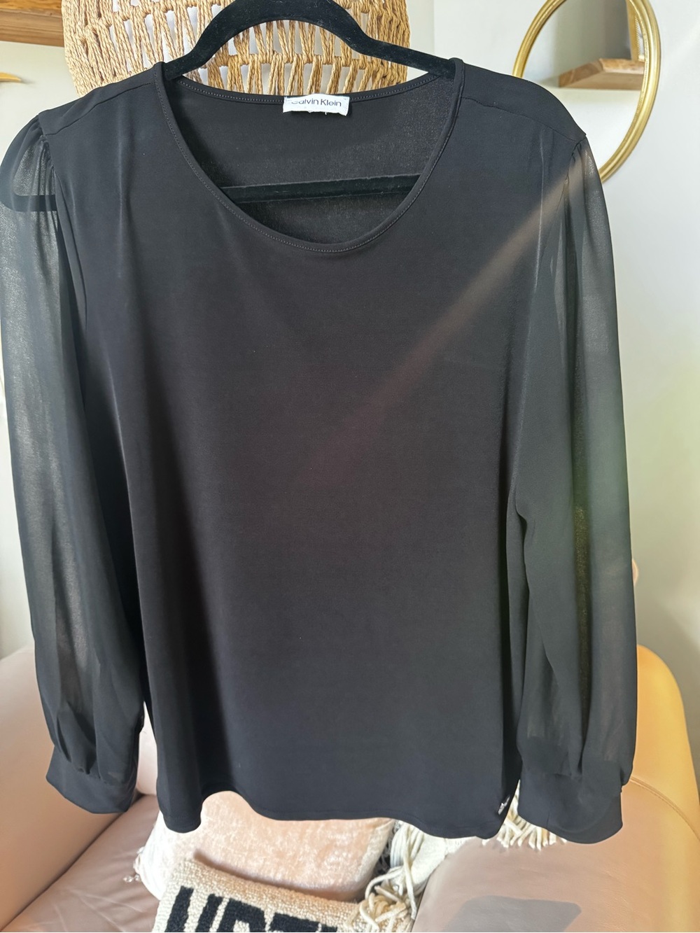 Calvin Klein Women’s Suiting Blouse, size L